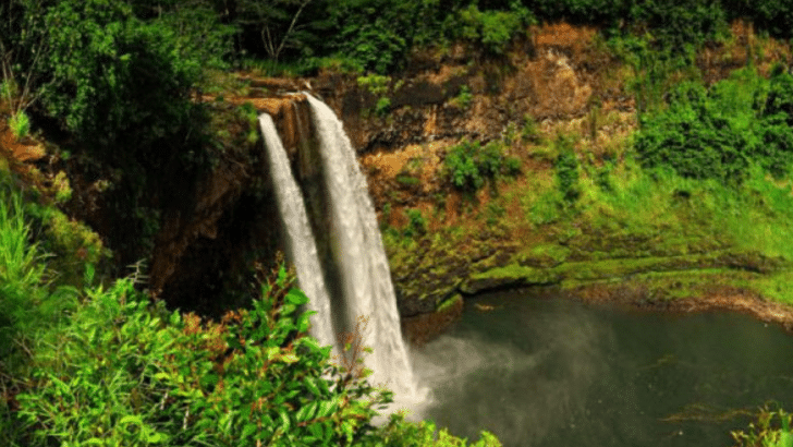 カウアイ島　ワイルア滝